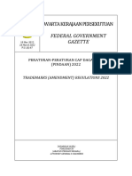 Peraturan Peraturan Cap Dagangan Pindaan 2022 P.U. A 67 - 2022