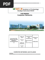 Download Computer Networks Lab Manual Latest by Kande Archana K SN67342351 doc pdf