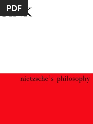 Eugen Fink Nietzsche S Philosophy