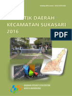 Statistik Daerah Kecamatan Sukasari 2016 