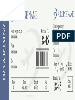 Plane Ticket Template 04