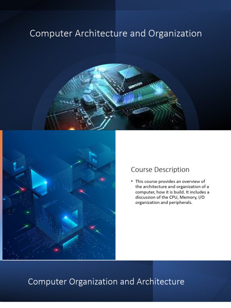 Computer Architecture and Organization Introduction | PDF