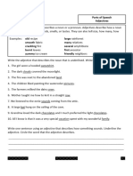 Adjectives Worksheet