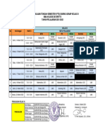 Jadwal PTS Genap 21 - 22 Kelas Xi