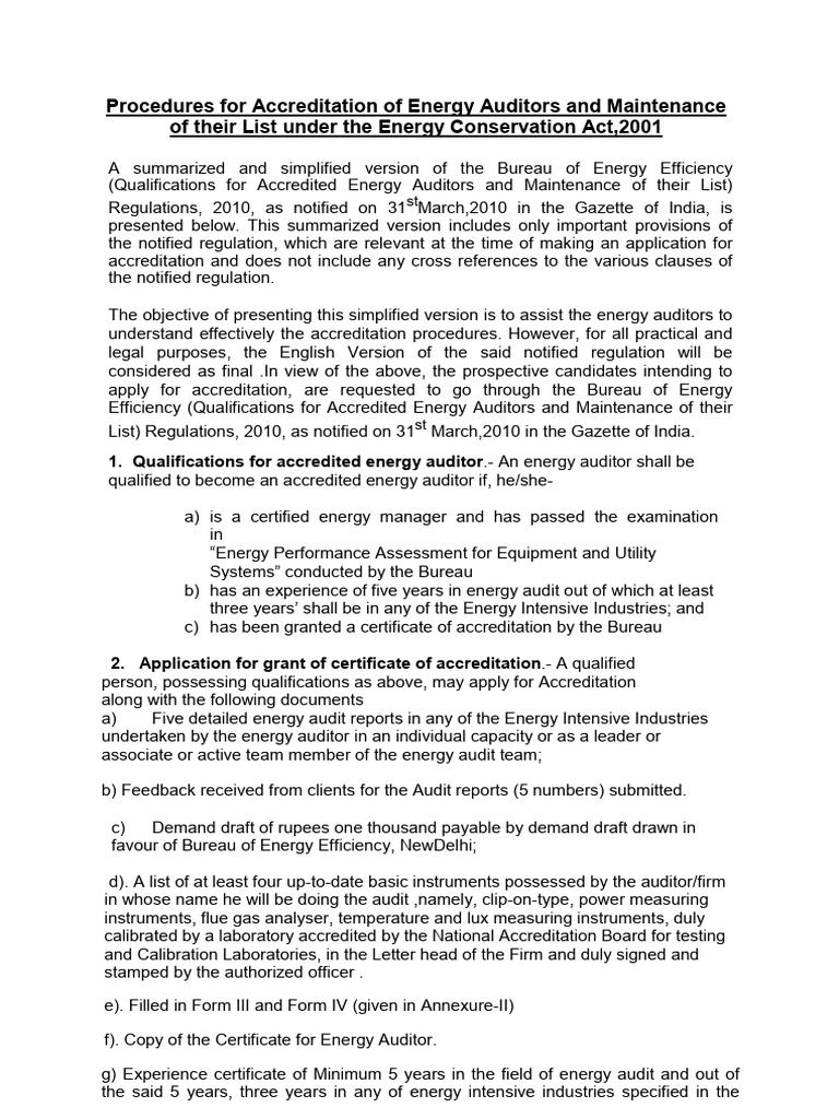 Pdf format for procedure 0 pdf audit energy conservation