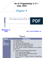 Chapter 4. File Operations