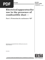 Electrical Apparatus For Use in The Presence of Combustible Dust