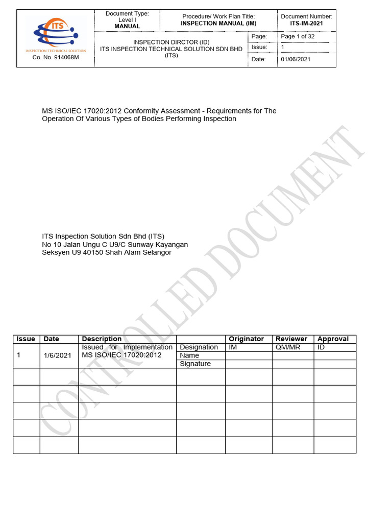 Inspection Manual Overview and Scope | PDF | Nondestructive Testing ...