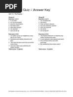 Focus 2 2ed Grammar Quiz Unit 7.2 GroupA B ANSWERS