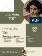 Green and Beige Minimal Elegant Branding Kit Style Guidelines