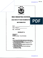 2022-P3-Maths-Semestral Assessment 2-Red Swastika