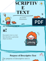 Descrptive Text