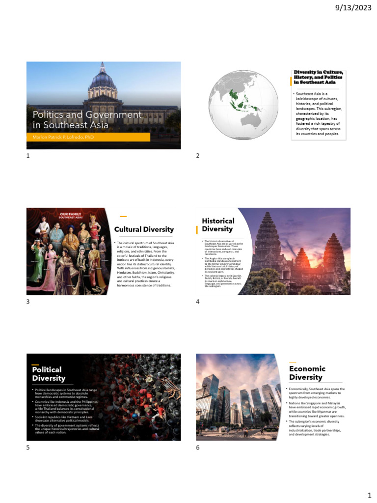 Politics and Government in Southeast Asia | PDF