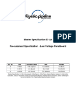 Procurement Specification LV swgr