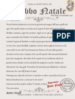 Lettera Definitiva Da Babbo Natale A Leonardo 2020