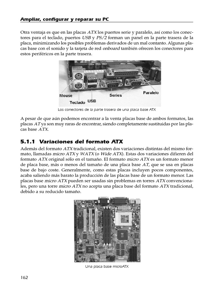 511 Variaciones Del Formato Atx | PDF | Bios | Microprocesador