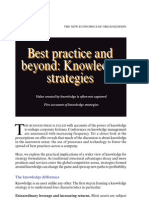 Best Practice and Beyond-Knowledge Strategies