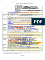 Grammar Expressing Large and Small Differences