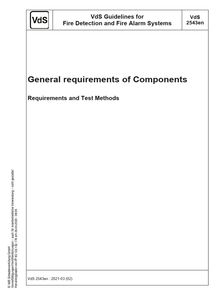 Vds 2543en | PDF | Sensor | Electromagnetic Compatibility