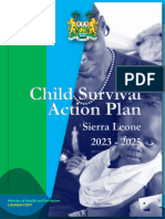 Child Survival Action Plan - Sierra Leone 2023-2025