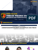 Press Release TP Uu Ite Polresta Cilacap