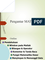 Pertemuan 2 Pengantar - Matlab