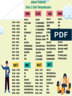 Jadwal Pelajaran Kelas 5 Cipto Mangunkusumo