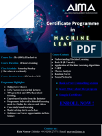 Flyer - Certificate Programme in Machine Learning