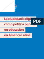 La Ciudadanía Digital Como Política Pública en Educación en América Latina