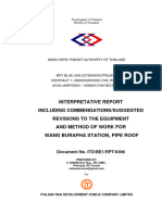 1309 - ITD - BE1 - RPT - 0396 - Interpretative Report and Method Statement-Work For Wang Burapha, Pipe Roof A