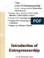 Introduction of Entrepreneurship (1) Updated. (Autosaved)