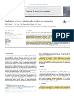 Application of Cross-Ratio in Traffic Accident Reconstruction 20