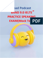 Band 9.0 Ielts Practice Speaking Exam (Mock Test) 1