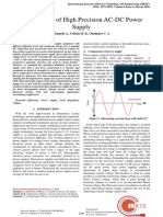 Construction of High Precision AC-DC Power Supply: Akinpelu A., Usikalu M. R., Onumejor C. A