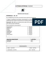 Ficha Tecnica Potencial 0 40 45