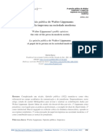 5º+Artigo+ +a+Opinião+Pública+de+Walter+Lippmann+ +DIAGRAMADO
