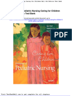 Principles of Pediatric Nursing Caring For Children Ball 6th Edition Test Bank Download