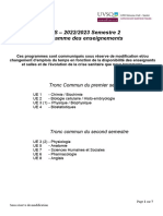 PASS 2022-2023 - Programme Des Enseignements V3