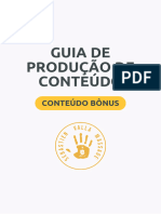 Guia para Produção de Conteúdo