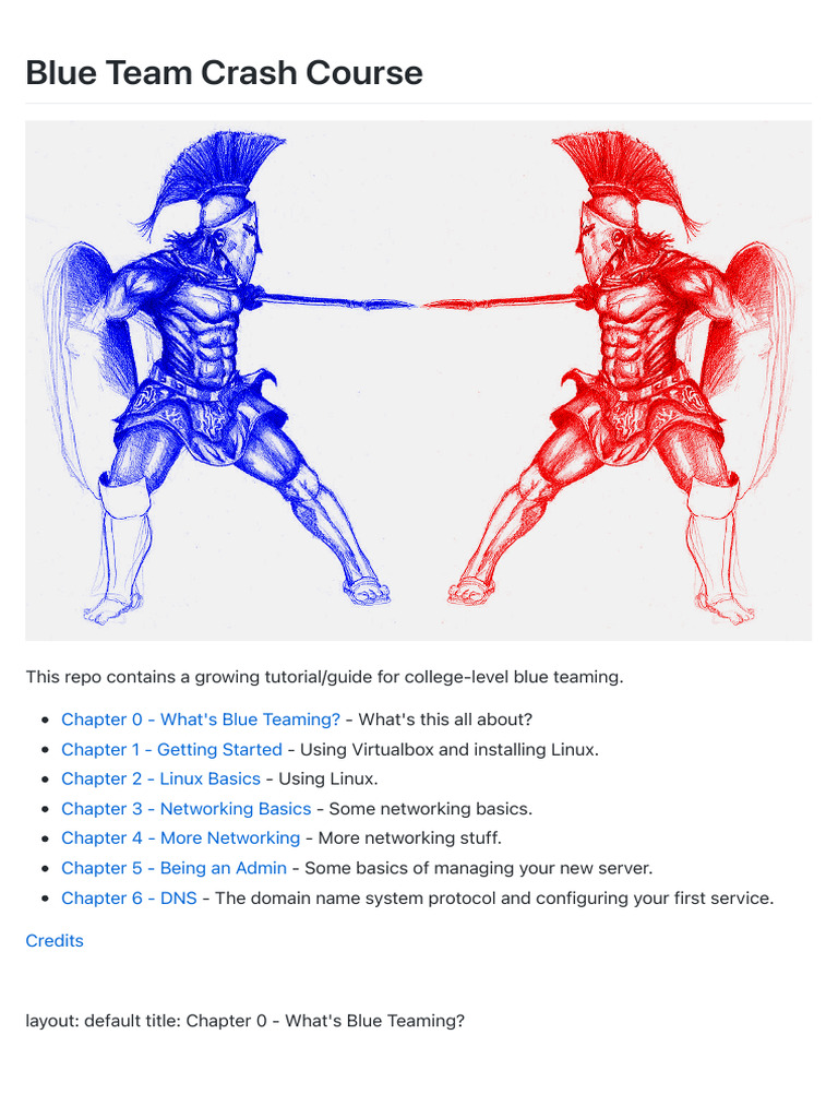 Blue Team Cybersecurity Guide for Students | PDF | Games & Activities ...