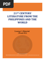 Week 13 (21st Century Lit)