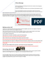 MA.1 F XI Making and Taking Simple Phone Message