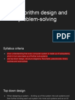 2.1.1 Problem-Solving and Design