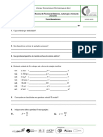 Teste Diagnóstico - 1º - EE