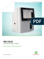 Hematology Analzyer MS-H630 (3-Differ)