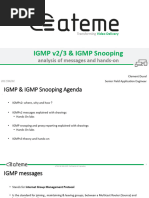 IGMP & IGMP Snooping Clement Duval