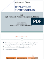 Antiplatelet Dan Antikoagulan Pert 3 Dan 4