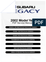 2002 Subaru Service Manual