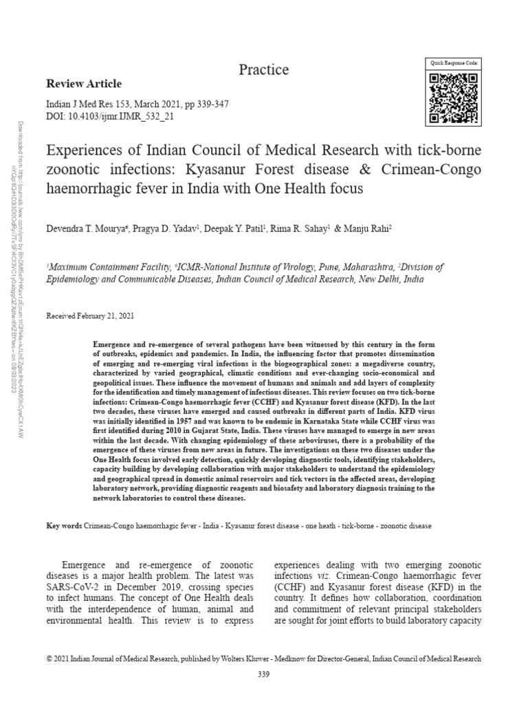DEVENDRA Experiences of Indian Council of Medical Research.15 | PDF