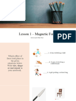 Science 4-Q3 Week 3 Day 2 - Magnetic Force